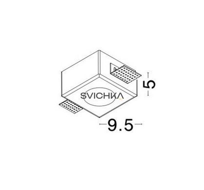 Врізний точковий світильник Nova Luce TOBIA White