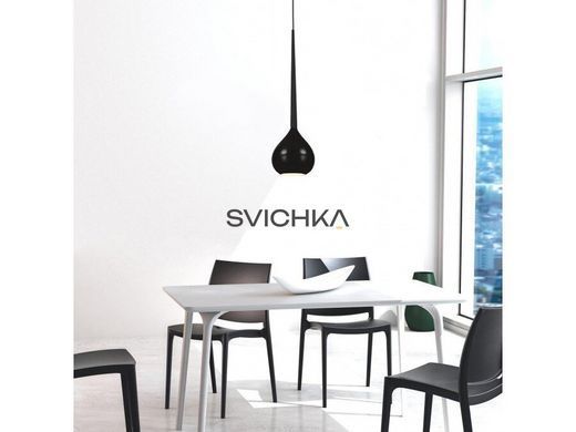 Підвісний світильник Azzardo MD1289-1BK AGA 1 pendant black (AZ1061), Чорний, Чорний