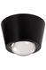 Потолочный светильник Lucide RIGON &Oslash; 9 cm LED 1x6W 3000K Black, BLACK, Прозрачный, Прозрачный