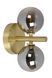 Настінний світильник Lucide TYCHO 2xG9 Matt Gold / Brass, Matt Gold / Brass
