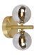 Настінний світильник Lucide TYCHO 2xG9 Matt Gold / Brass, Matt Gold / Brass