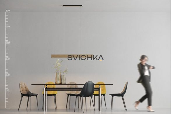 Люстра Azzardo AZ2700 Laria LED, Чорний, Бежевий, Білий, Дерев'яний