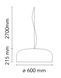 Подвесной светильник Flos Smithfield S, White