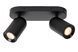 Потолочный точечный светильник Lucide PUNCH 2xGU10 Black, BLACK