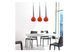 Подвесной светильник Azzardo MD1289-3RD AGA 3 pendant red (AZ1066), Черный, Красный