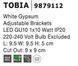 Врізний точковий світильник Nova Luce TOBIA White