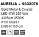Подвесной светильник Nova luce AURELIA L, Gold