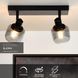 Потолочный точечный светильник Lucide BJORN 2xE14 Black, BLACK