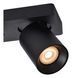 Стельовий точковий світильник Lucide NIGEL LED Dim to warm GU10 3x5W 2200K/3000K Black, BLACK