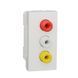 Розетка 3 RCA Schneider Electric Unica New 1 модуль, Білий, Білий