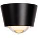 Потолочный светильник Lucide RIGON &Oslash; 9 cm LED 1x6W 3000K Black, BLACK, Прозрачный, Прозрачный