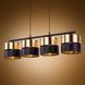 Підвіс TK Lighting 4342 Hilton - 4342, Чорний, Золотий, Чорний