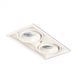 Світильник врізний Zarlight 03369W FASHION 2-GU10 White, Білий, Білий