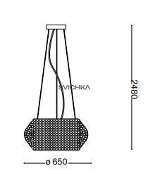 Ideal Lux PASHA' SP14 Золото 164984