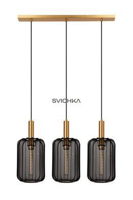 Підвісний світильник Lucide CORINA 3xE27 Black, BLACK, Чорний, Чорний