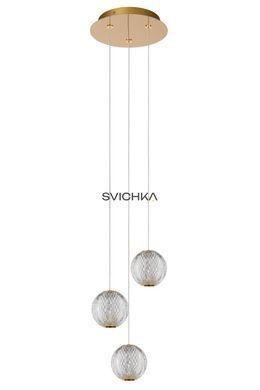 Підвісний світильник Lucide CINTRA &Oslash; 25 cm LED Dim. 3x4,7W 2700K Transparant, Transparant