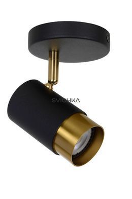 Потолочный точечный светильник Lucide FLORIS &Oslash; 10 cm 1xGU10 Black