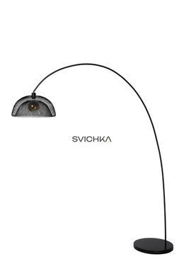 Торшер-дуга Lucide MESH 1xE27 Black
