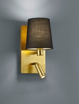 Бра Trio 271470279 Marriot, Золотий, Чорний