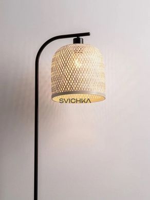 Торшер Nova luce Intra, Black/Bamboo