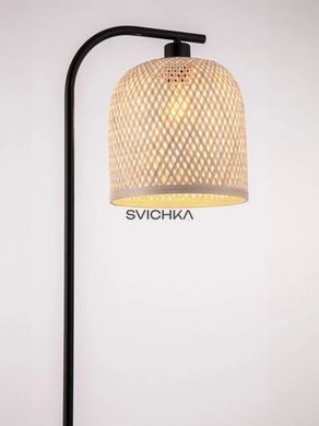 Торшер Nova luce Intra, Black/Bamboo