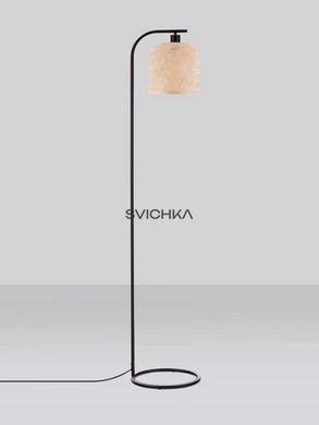 Торшер Nova luce Intra, Black/Bamboo