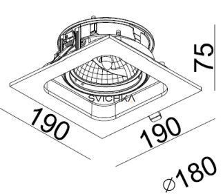 Точечный светильник Mistic Quad MSTC-05355510