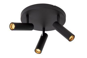 Потолочный точечный светильник Lucide GRADO &Oslash; 25 cm 3xGU10 (MR11) Black