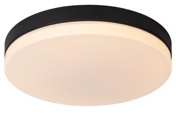 Стельовий світильник для ванної Lucide BISKIT &Oslash; 40 cm LED 1x36W 2700K IP44 Motion & Day/Night Sensor Black, BLACK