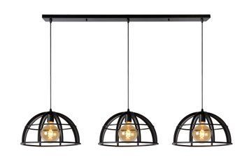 Підвісний світильник Lucide DIKRA &Oslash; 40 cm 3xE27 Black, BLACK, Чорний, Чорний