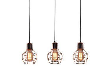 Підвісний світильник AZzardo Carron 3 Line AZ2141 copper, Чорний, Мідний