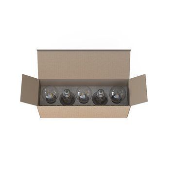 Лампа Nowodvorski BULB A60 LED 2W, E27 2200K CN, Прозорий, Прозорий