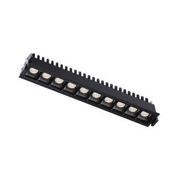 Світильник точковий врізний KLOODI KD-POINT 5X2 10W 4K BK, Чорний
