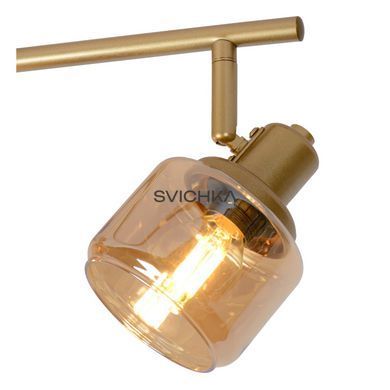 Стельовий точковий світильник Lucide BJORN 4xE14 Matt Gold / Brass, Matt Gold / Brass