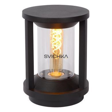 Уличный столбик Lucide CADIX &Oslash; 16 cm 1xE27 IP65 Black