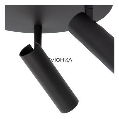 Стельовий точковий світильник Lucide GRADO &Oslash; 25 cm 3xGU10 (MR11) Black, BLACK, Чорний, Чорний