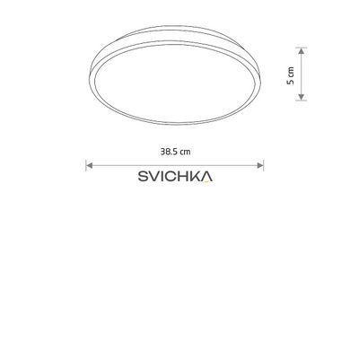 Світильник Nowodvorski Agnes Round Led Pro 1x22W, 4000K