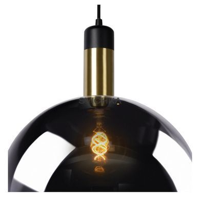 Підвісний світильник Lucide JULIUS &Oslash; 20 cm 1xE27 Smoke Grey, Smoke Grey