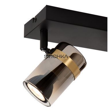 Потолочный точечный светильник Lucide UPTON 2xGU10 Smoke Grey