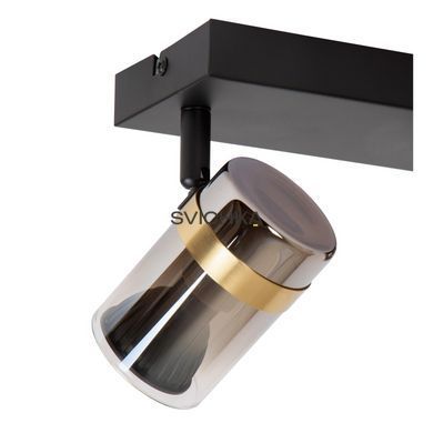Потолочный точечный светильник Lucide UPTON 2xGU10 Smoke Grey