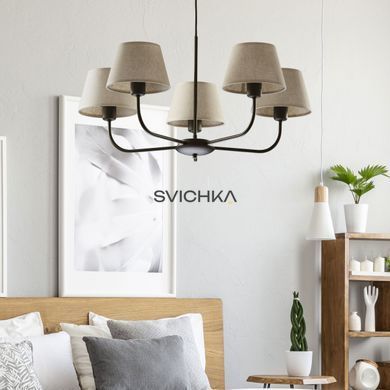 Люстра TK Lighting CHICAGO 5, Brown