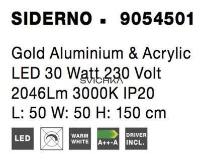Подвесной светильник Nova luce SIDERNO Gold