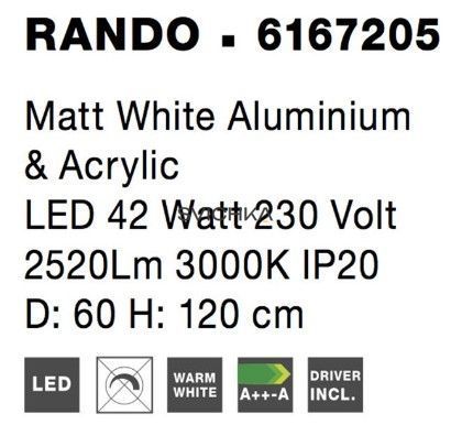 Підвісний світильник Nova luce RANDO 3000 White