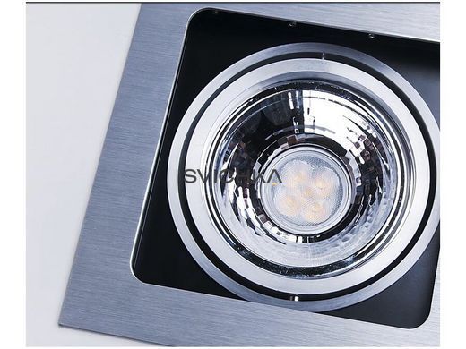 Точковий світильник Azzardo Sisto 2 GM2202 ALU (AZ0794), Алюміній, Алюміній