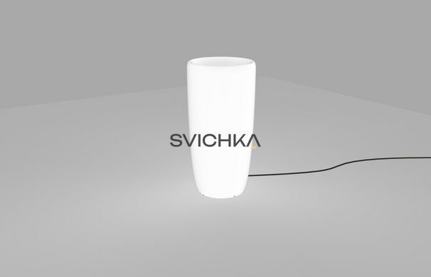 Вуличний вазон з підсвічуванням Nowodvorski FLOWERPOT 9712, Білий, Білий