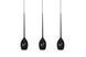Подвесной светильник Azzardo MD1288B-3BK IZZA 3 pendant black (AZ2321), Черный, Черный