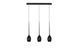 Подвесной светильник Azzardo MD1288B-3BK IZZA 3 pendant black (AZ2321), Черный, Черный