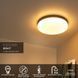 Стельовий світильник для ванної Lucide BISKIT &Oslash; 40 cm LED 1x36W 2700K IP44 Motion & Day/Night Sensor Black, BLACK
