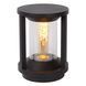 Уличный столбик Lucide CADIX &Oslash; 16 cm 1xE27 IP65 Black, BLACK