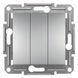 Выключатель 3-клавишный Schneider Electric Asfora